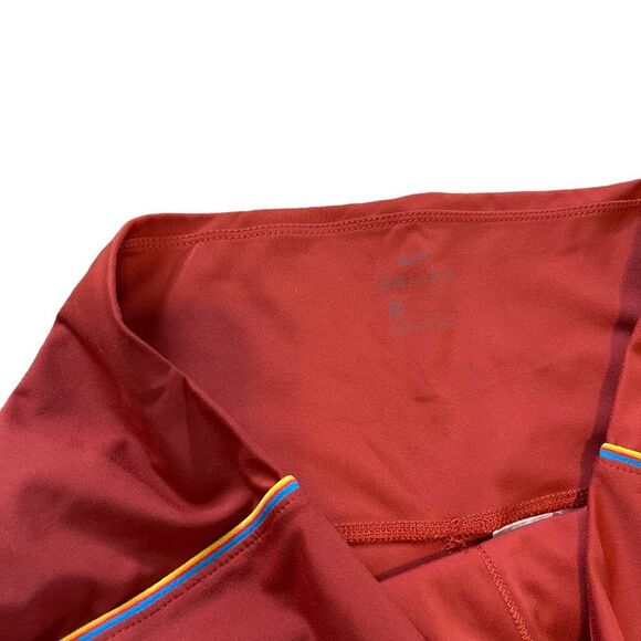 Nike Yoga Women's Pants 7/8 Length Training Tights Size XL Firewood Orange - Picture 4 of 12